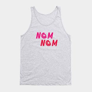 Fun Nom Nom Donuts Cartoon Tee Tank Top